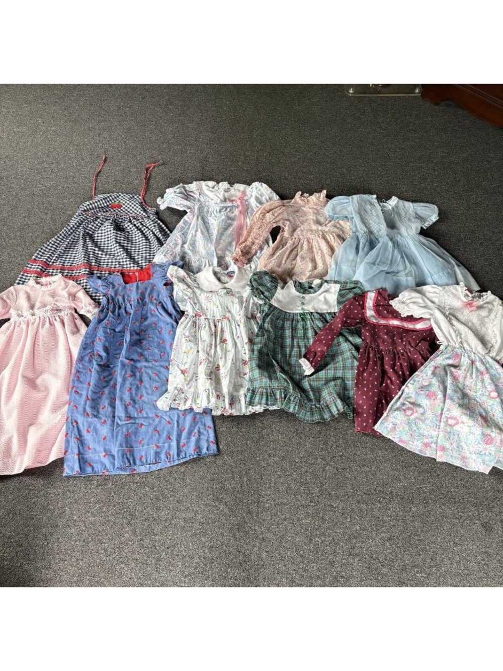 Vintage 70s/80s Lot of 10 Vintage Girls Kids Size 5-8 Dresses